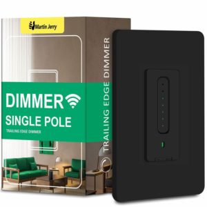 Smart Dimmer Switch Black by Martin Jerry