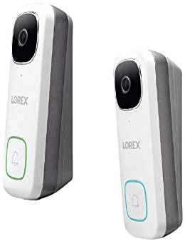 1. Lorex 2K QHD Wi-Fi Video Doorbell Outdoor Security Camera