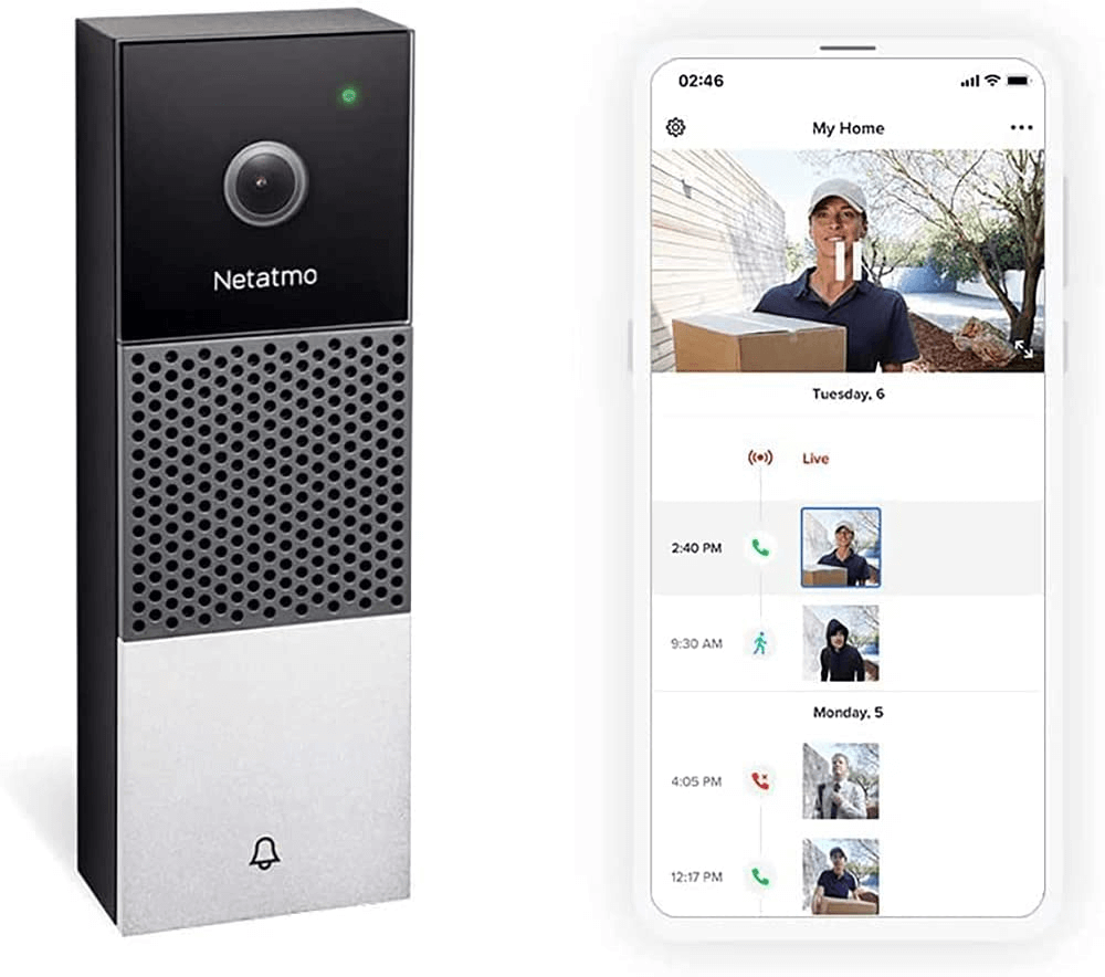 5. Smart Video Doorbell by Netatmo
